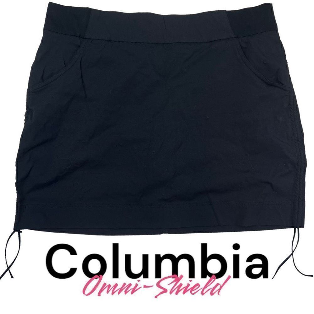 Columbia Women's XL Omni-Shield Stretch Water & Stain Resistance Skort Black